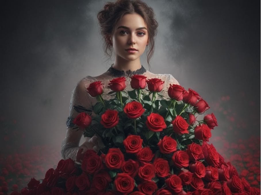 букети с рози